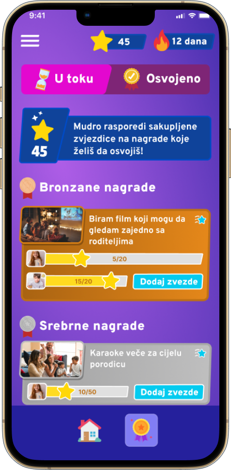 MyTurn app displayed on an iPhone showing the task management interface